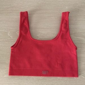 Set Active Pink Box Cut Sports Bra Size: XS